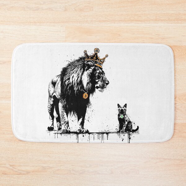 Item preview, Bitcoin Lion King & FIAT Cat designed and sold by Ale-Del-Con.