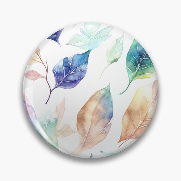 Item preview, Watercolor leaves pattern. Botanical pattern. designed and sold by DO-artbyDeliaO.