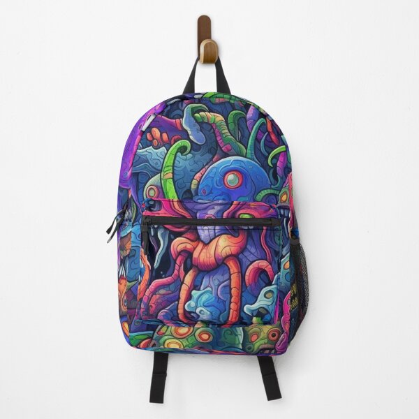 Item preview, Alien Demon Colorful Doodle Pattern designed and sold by Desfix.
