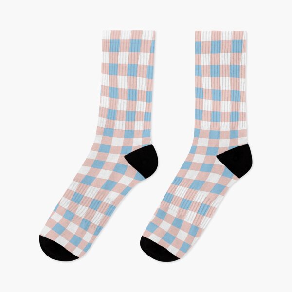 Item preview, Subtle Transgender Flag Checkered Design  designed and sold by Blatherskite Studios.