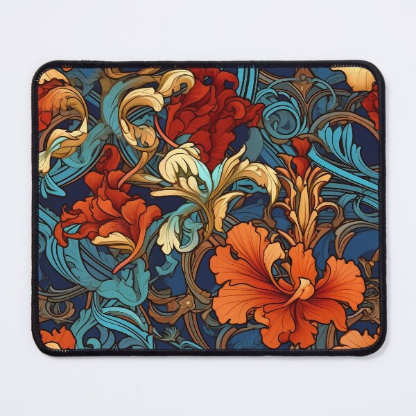 Item preview, art nouveau pattern designed and sold by WhimsyLand.