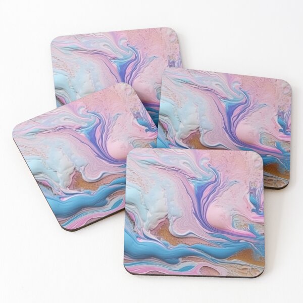 Item preview, Pastel Dream Acrylic Pour Panel Medio designed and sold by kbirdskia.