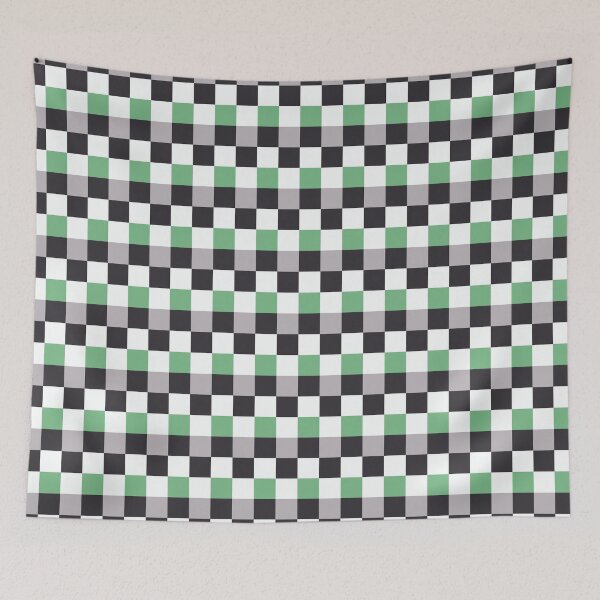Item preview, Subtle Agender Flag Checkered Design  designed and sold by Blatherskite Studios.