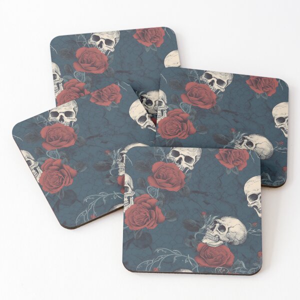 Item preview, Skulls and Roses designed and sold by DigitalRiggs.