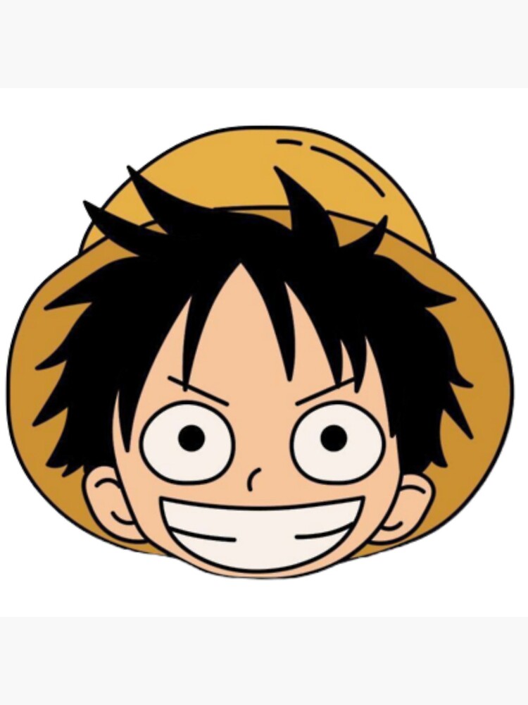 Monkey D Luffy face one piece Premium Matte Vertical Poster sold by ...