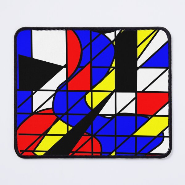 Item preview, Composition inspired by Kandinsky, Miró and Mondrian designed and sold by hermarartonline.