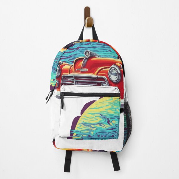 Item preview, Neon Retro Wave: Hyper-Detailed Illustration of an Old Pickup Truck in Action designed and sold by RedArtG09.