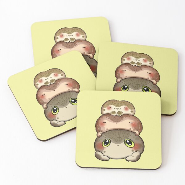 Item preview, Cute rain toad. Family toad. Happy family. designed and sold by MinOriCozyShop.