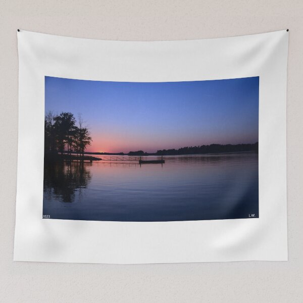 Item preview, Winter Sunset Lake Murray South Carolina designed and sold by LisaWootenPhoto.