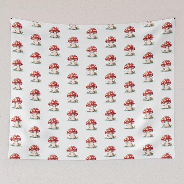 Item preview, Happy cartoon mushroom designed and sold by Pinkbirdie.