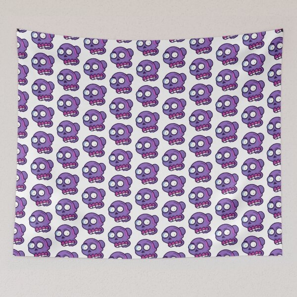Item preview, Maggot The Cute Lil Purple Zombie Skull designed and sold by thed4rkestrose.