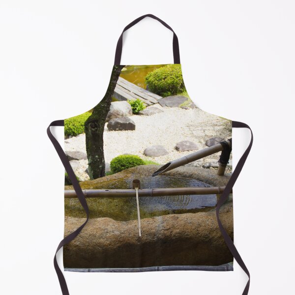 Item preview, Close up Japanese wash basin in a garden designed and sold by Shizenkai.