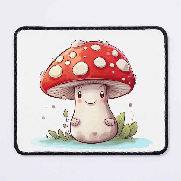 Item preview, Happy cartoon mushroom designed and sold by Pinkbirdie.