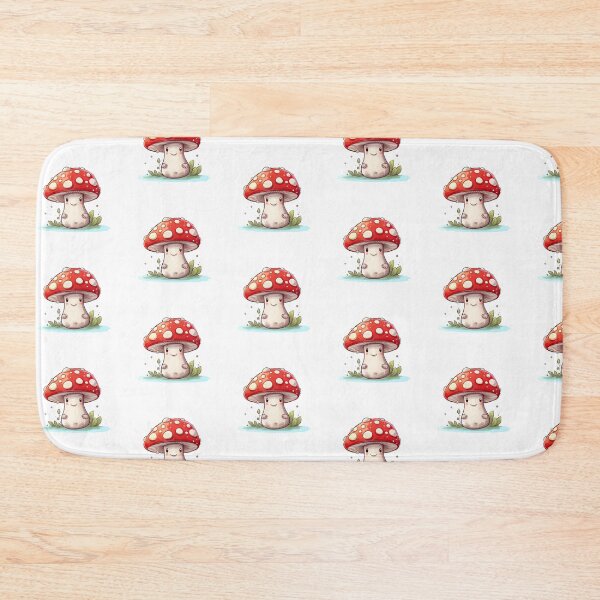 Item preview, Happy cartoon mushroom designed and sold by Pinkbirdie.