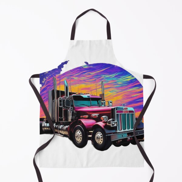Item preview, Roaring Power: Hyper-Detailed Action Shoot of the Peterbilt 379 in Vivid Colours designed and sold by RedArtG09.