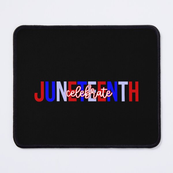 Item preview, happy juneteenth african celebrate flag designed and sold by Gossip Rag.