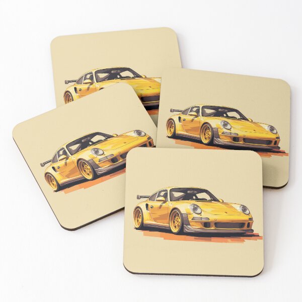 Item preview, Yellow Porsche designed and sold by AP-Tees.