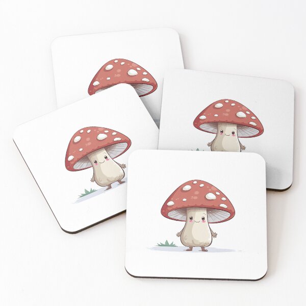 Item preview, Happy cartoon mushroom designed and sold by Pinkbirdie.