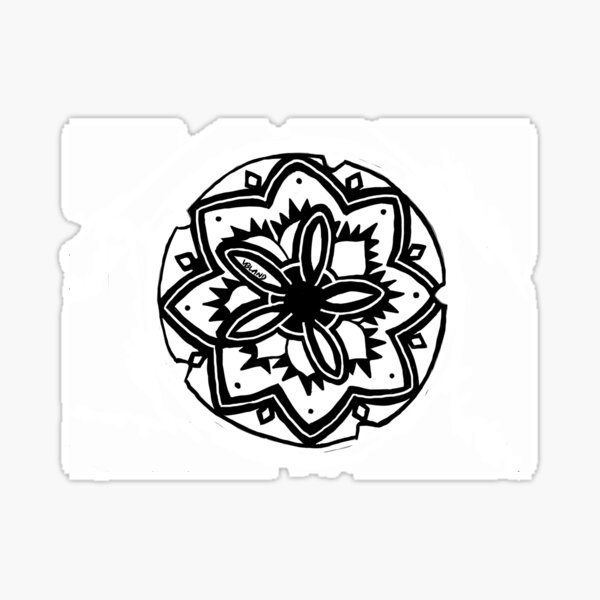 Artikel-Vorschau von Sanddollar im Mandala-Stil, designt und verkauft von AnythingButBland Art.