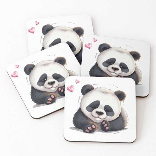 Item preview, Sweet cartoon panda designed and sold by Pinkbirdie.