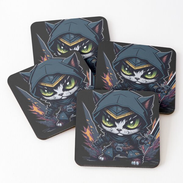 Item preview, The Meow-ninja: Cute Assassin Kitten designed and sold by harperjg.