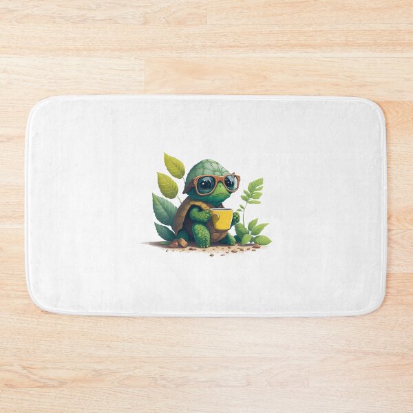 Item preview, "Chill Turtle: Coffee Break" designed and sold by hudaG.