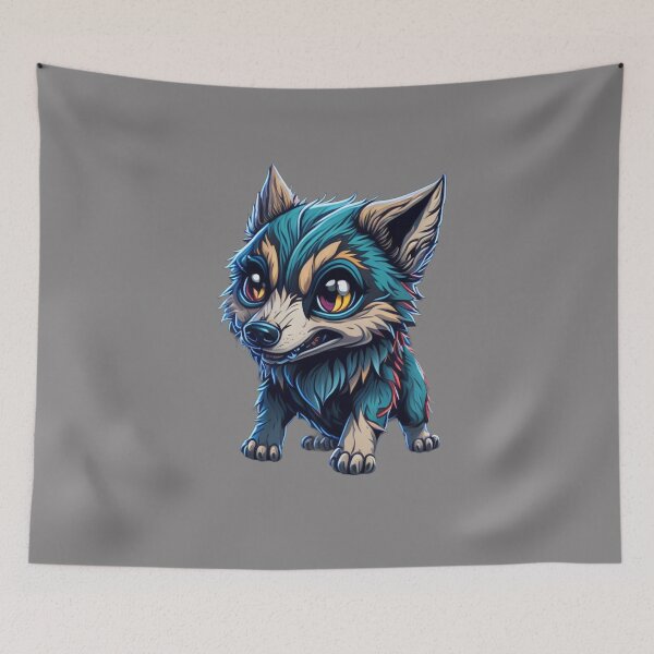 Item preview, Fearless Furball: Fierce Wolf Puppy designed and sold by harperjg.