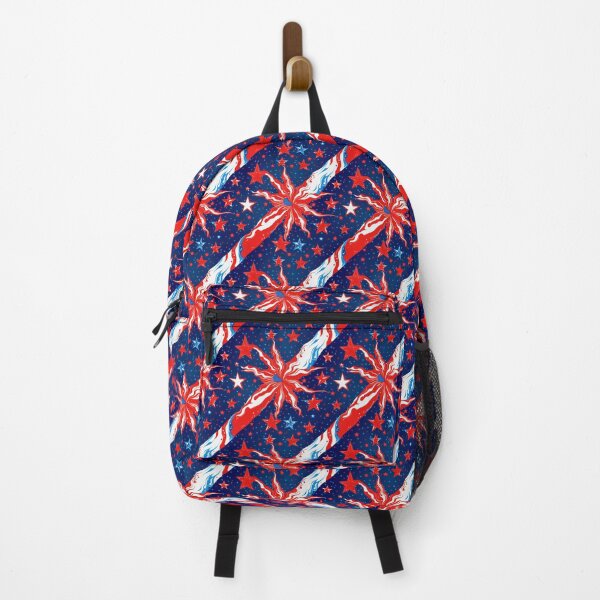 Item preview, 4th of July USA Red White and Blue Diagonal Stripe Splash designed and sold by Aaron2610.