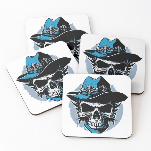 Item preview, Pirate skull hat circle back ground designed and sold by Domy7.