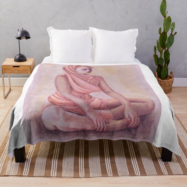 Aperçu de l'œuvre Femme méditante, sois ici maintenant, sois consciente, médite créée et vendue par Fantasyart123.