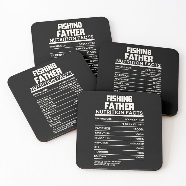 Item preview,  Fishing Father Nutrition Facts designed and sold by Affyboss6.