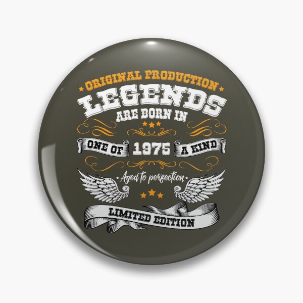 Item preview, Legends are born in 1975 designed and sold by ganjaman71.