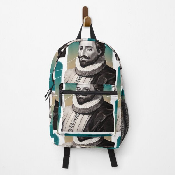 Item preview, Spanish writer Miguel de Cervantes illustration designed and sold by Litstoy.