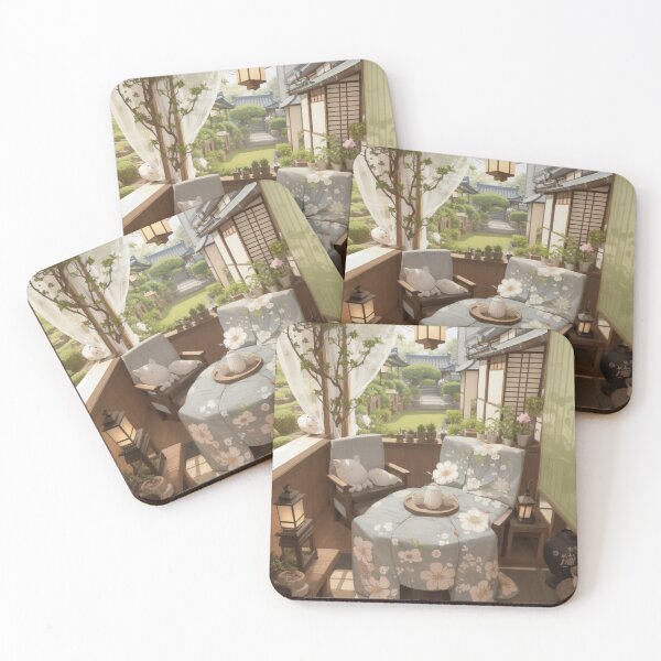 Item preview, Cozy Japanese Teahouse  designed and sold by Shirobee.