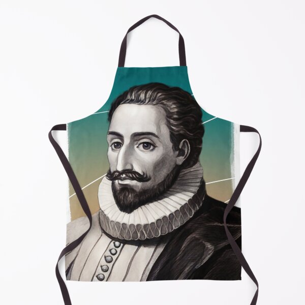 Item preview, Spanish writer Miguel de Cervantes illustration  designed and sold by Litstoy.