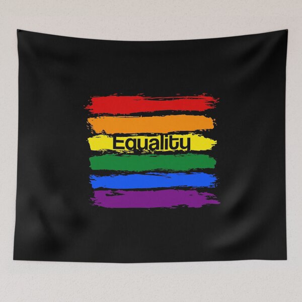 Item preview, Rainbow Stripes LGBT Equality. LGBTQ Pride designed and sold by Subtle Pride Shop.