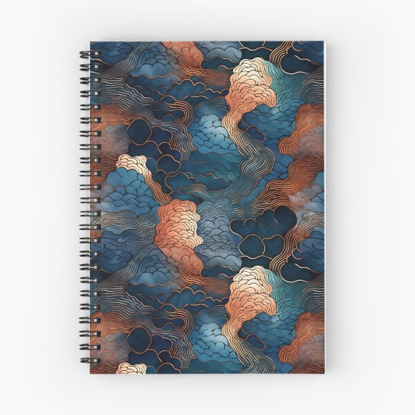 Item preview, Kikko Abstract - Blue and Copper designed and sold by Blue-Banana.