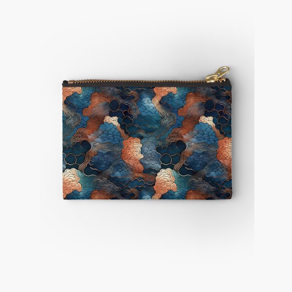Item preview, Kikko Abstract - Blue and Copper designed and sold by Blue-Banana.