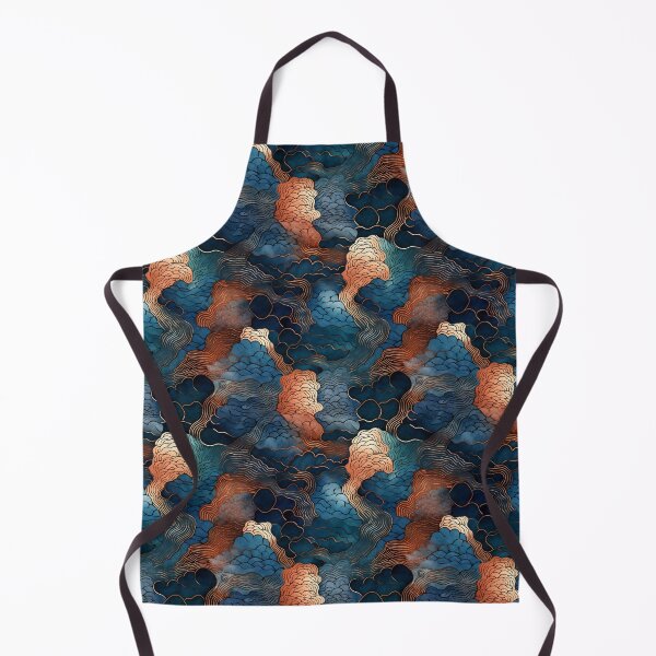 Item preview, Kikko Abstract - Blue and Copper designed and sold by Blue-Banana.