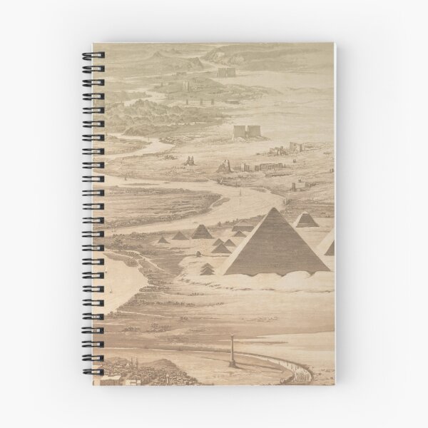 Item preview, Vintage Cairo Egypt Birds Eye View Map (1841) Egypt Capital City Atlas  designed and sold by BravuraMedia.