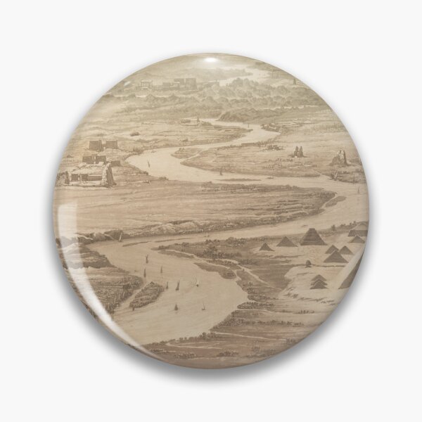Item preview, Vintage Cairo Egypt Birds Eye View Map (1841) Egypt Capital City Atlas  designed and sold by BravuraMedia.
