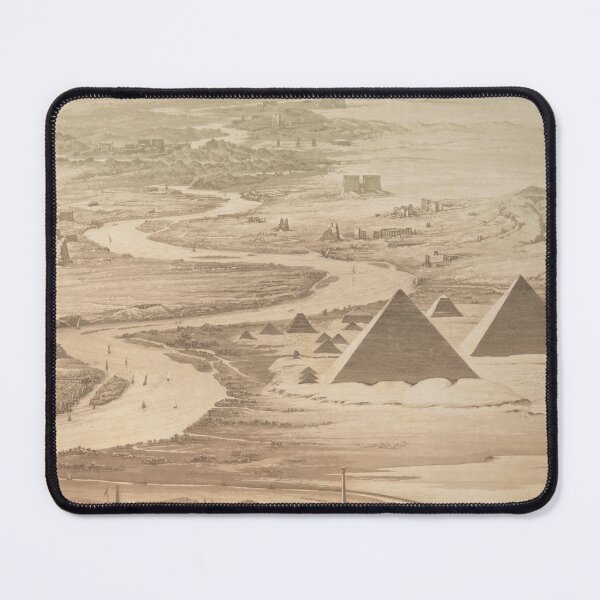 Item preview, Vintage Cairo Egypt Birds Eye View Map (1841) Egypt Capital City Atlas  designed and sold by BravuraMedia.