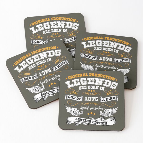Item preview, Legends are born in 1975 designed and sold by ganjaman71.