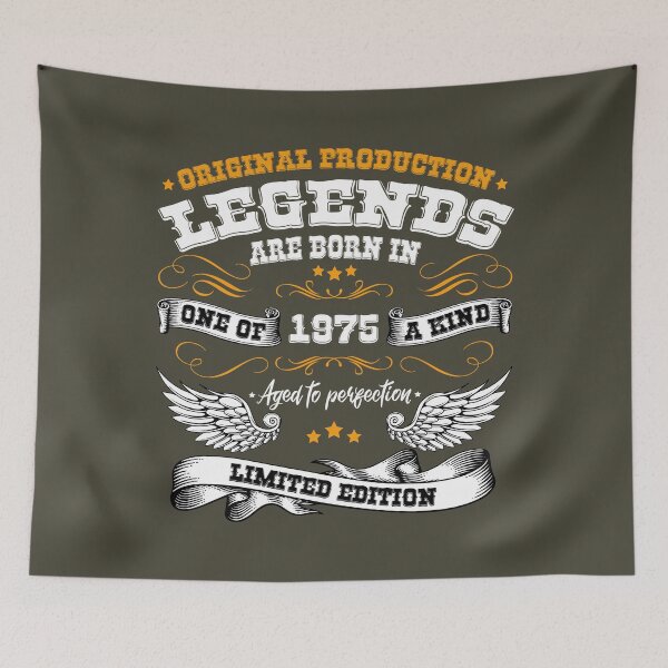 Item preview, Legends are born in 1975 designed and sold by ganjaman71.
