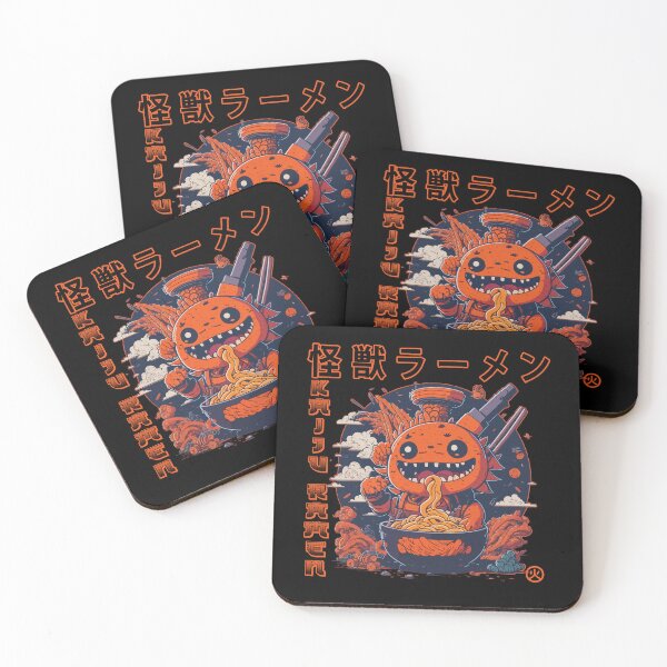 Item preview, The Great Kaiju Ramen off Kanagawa designed and sold by RedoneDesignART ⭐⭐⭐⭐⭐.