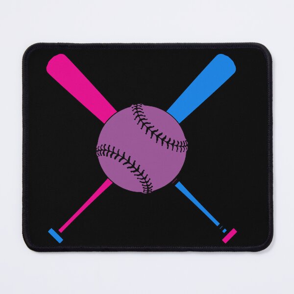 Item preview, Baseball Bi Switch Hitter. Bisexual Pride designed and sold by Subtle Pride Shop.