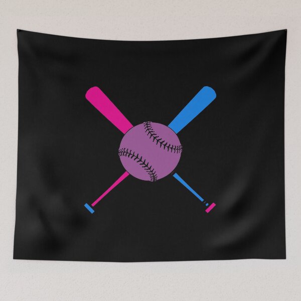 Item preview, Baseball Bi Switch Hitter. Bisexual Pride designed and sold by Subtle Pride Shop.