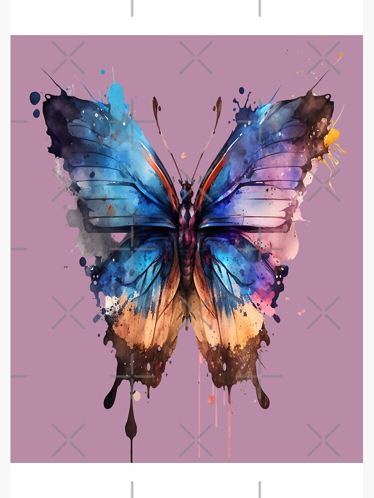 Modern Butterfly Painting for bedroom - Aroness