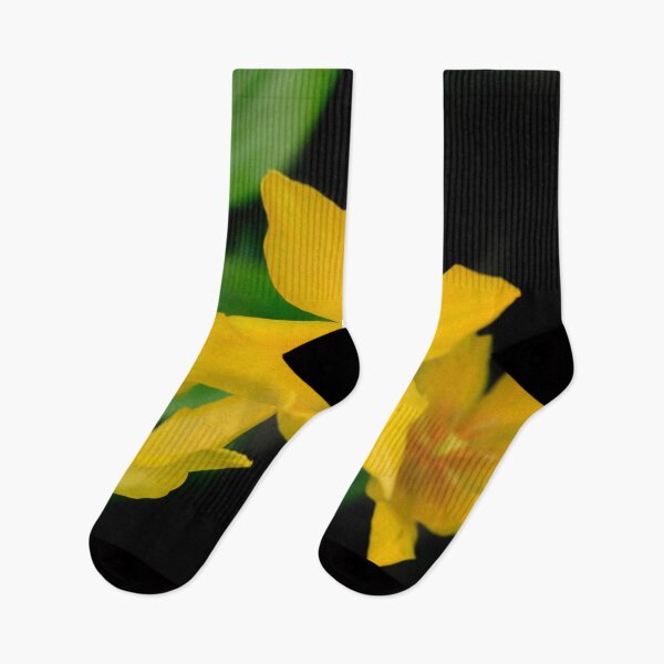 Item preview, Yellow tulips on black background designed and sold by olena2552.