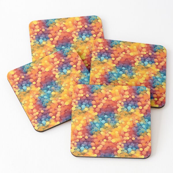 Item preview, Rainbow Bokeh Beautiful Lights Bright designed and sold by PatternPatty.